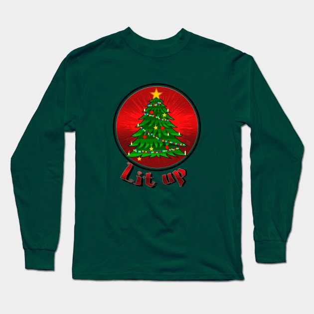 Little tree lit up Long Sleeve T-Shirt by Sinmara